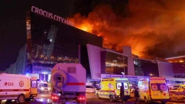 Moskvada "Crocus City Hall" konsert zalında atışma olub, ölənlər var