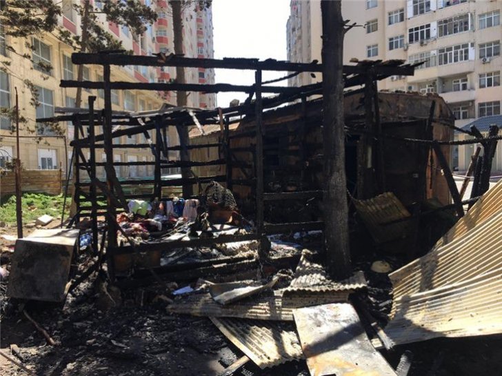 Ramin Hacılının evi yandı - 