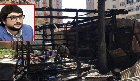 Ramin Hacılının evi yandı -