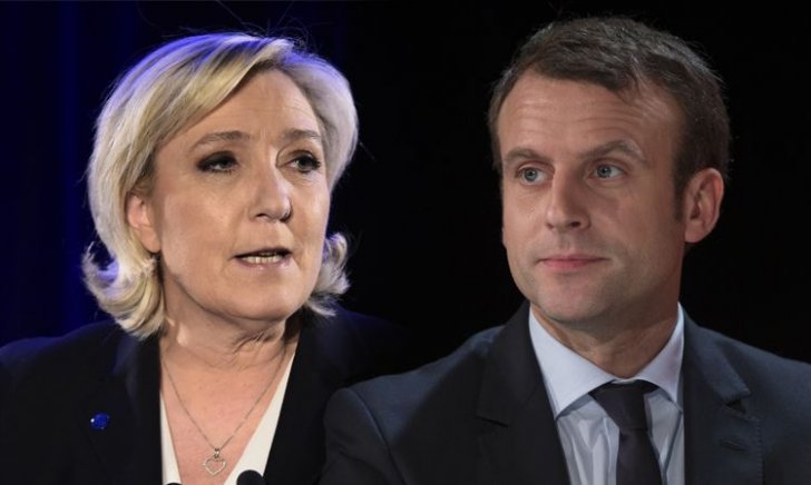 Fransada prezident seçkilərinin ikinci turuna Makron və Le Pen adlayıb