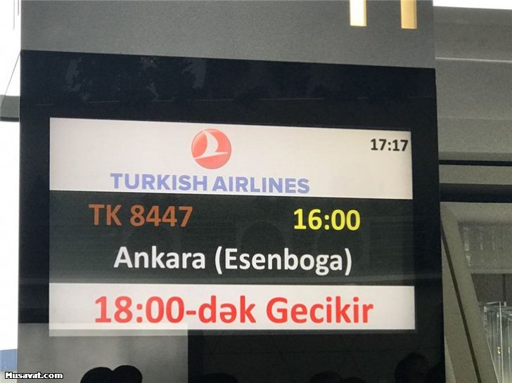 Bakı-Ankara reysi bu xanıma görə təxirə salındı -