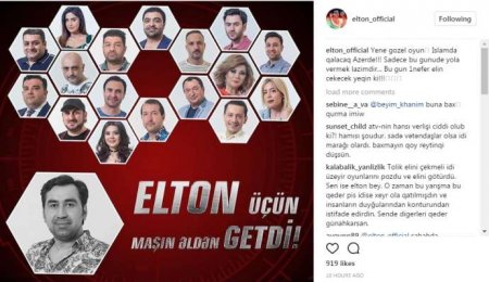 Elton "Maşın şou" ilə bağlı sirləri faş etdi -