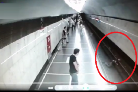 DƏHŞƏT: Bakı metrosunda gənc oğlan başını qatar relsinin üstünə qoyub intihar etdi -