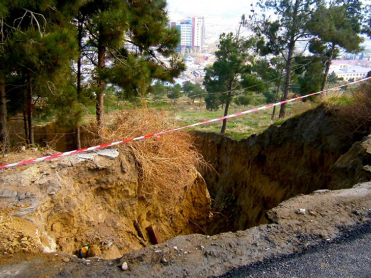 Azərbaycanın bu ərazilərində sürüşmə sahələri