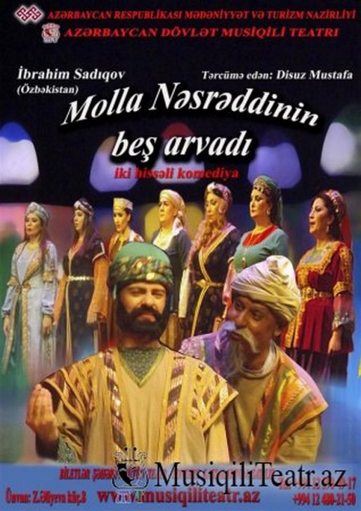 “Molla Nəsrəddinin beş arvadı” Musiqili Teatrda 