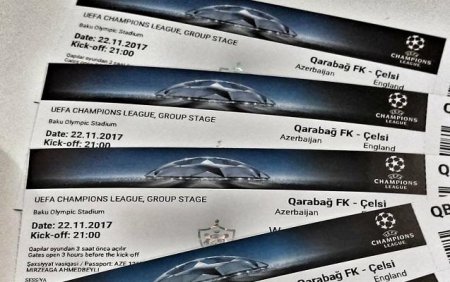 “Qarabağ” - “Çelsi” matçına nə qədər bilet satılıb?